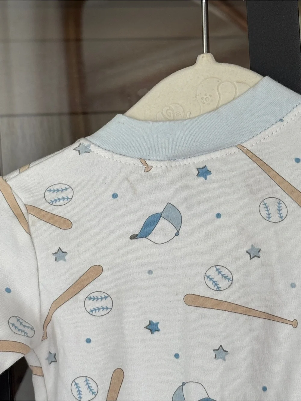 Magnolia Baby Boys All Star Baseball Print Zippy sleeper coverall pima little